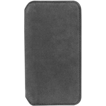Krusell Broby PhoneWallet 61755, pelēka, zamšāda, aizsardzība pret skrāpējumiem, divas kabatas, izgriezums kamerai (61755)