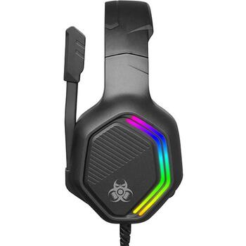 Tracer Наушники Gamezone GZ X3 TRASLU47534, 2м, 32Ω, 20-20000Гц, RGB подсветка, фиксированный микрофон, стерео (TRASLU47534)