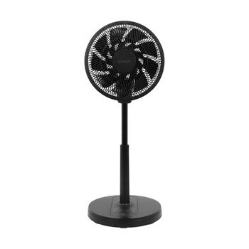 Eurom Vento 3DS Comfort Black grīdas ventilators gaisa cirkulācijai telpu dzesēšanai 25W 35cm 3D oscilācija 12 ātrumi tālvadība melns (384932)