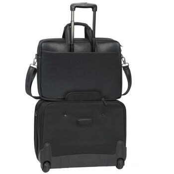 Rivacase Кейс Orly 8940(PU)BLACK, 16'', 2 отсека, 2 передних кармана, 875g, Монохромный (8940(PU)BLACK)