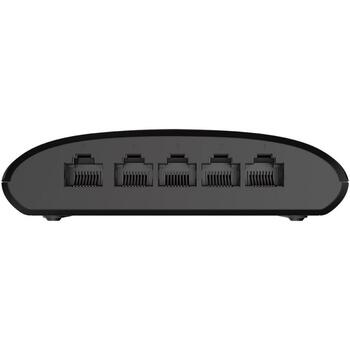 D-Link сетевой коммутатор DGS-1005D/E, 5x 10/100/1000 Mbps, неуправляемый, L2, настольный, QoS, Jumbo кадры, MDI/MDI-X (DGS-1005D/E)