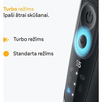 Braun bārdas skuveklis 52-N1200s, 3 asmeņi, 50 min, Li-Ion, mitrā un sausā, ūdensizturīgs, ceļojumu kaste, precīzijas trimmeris (52-N1200s)