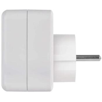 Emos Адаптер P0075, 1×, 1×USB-A 5V/2,4A/12W, 1×USB-C 5V/3A/15W, 3680W, IP20, защита от детей (P0075)