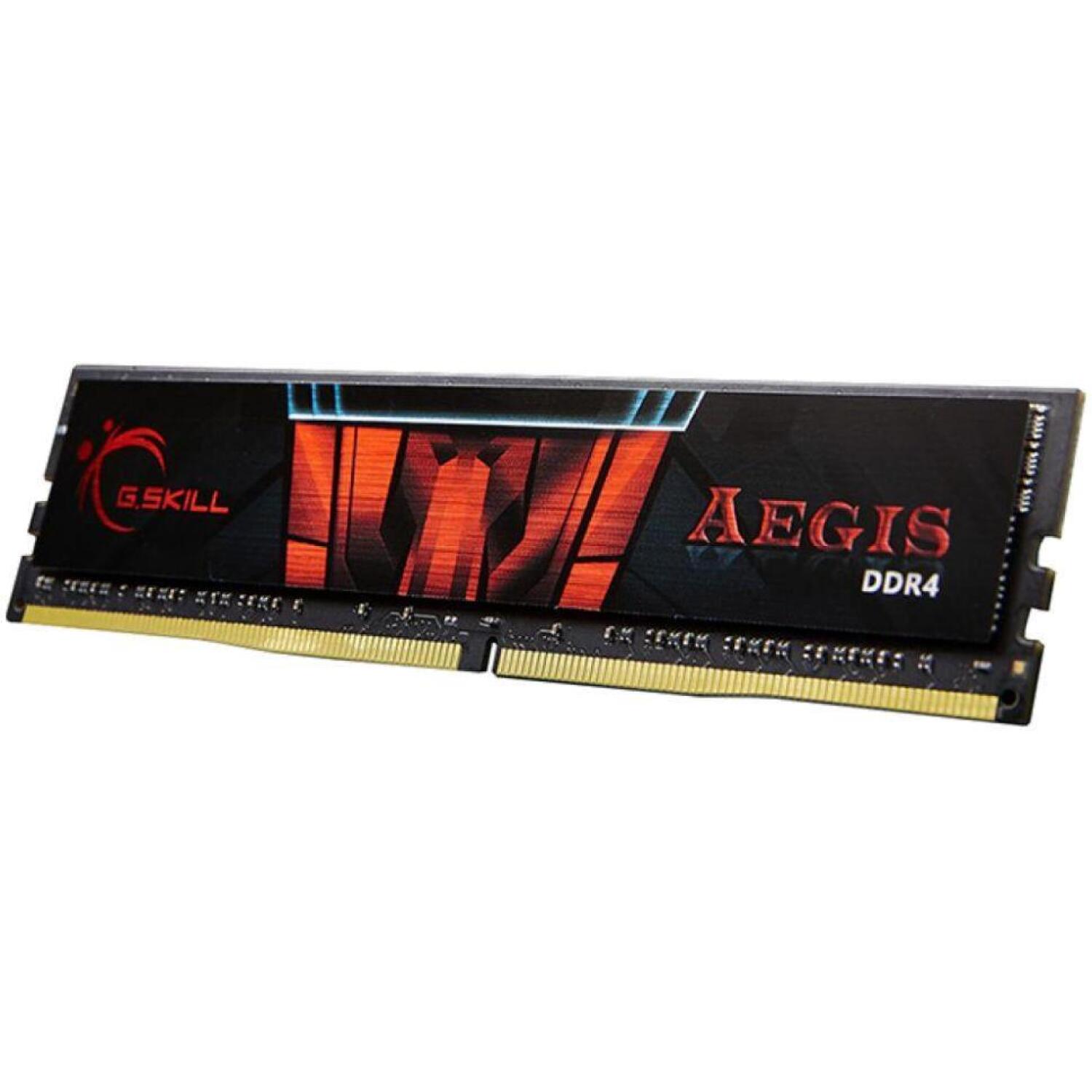 G.Skill Aegis F4-2666C19S-16GIS, 16 ГБ, DDR4, 2666 МТ/с, 1.2 В, CL19, без буфера, Intel XMP 2.0 (F4-2666C19S-16GIS)