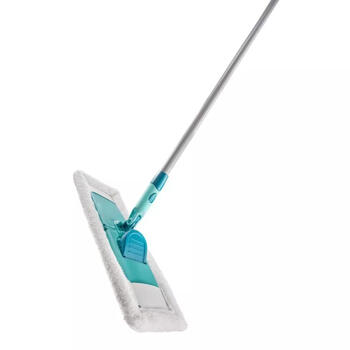 LEIFHEIT Classic XL microfibre grīdas birste 1087016, 42cm, teleskopisks kāts 75-130cm, auduma skavas, pedāļa atbloķēšana (1087016)
