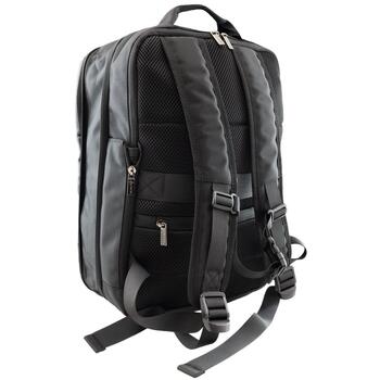 Sbox Mugursoma DUBLIN-B, 10-20L, 40x30x10-20cm, poliesters, klēpjdatora mugursoma, ceļojumiem, uz darbu (DUBLIN-B)