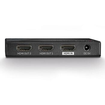 Lindy sadalītājs 38235 2x HDMI 18G, melns (38235)