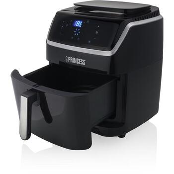 Princess karstā gaisa friteris 01.182080.01.001, 1700 W, 6.5 l, 230 V, 8 programmas, LCD displejs, melns (01.182080.01.001)