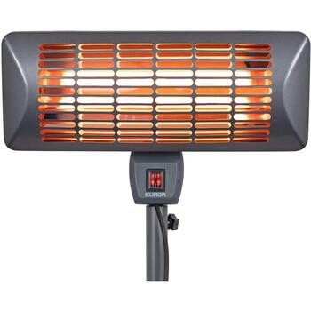 Eurom Q-time 2000S 334203, 2000 Вт, кварцевая лампа, IP24, многофункциональная подставка, 180 см кабель питания (334203)