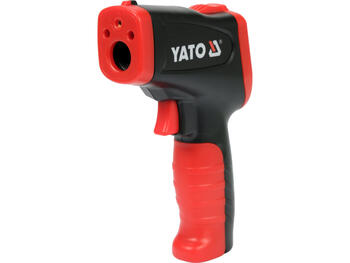 Yato инфракрасный термометр YT-73201, от -50 до +650 °C, 12:1 D:S, 0,1 °C, ЖК-дисплей, лазерный целеуказатель (YT-73201)