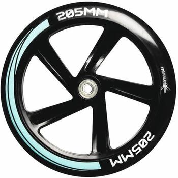 Muuwmi Aluminium Scooter самокат AU 566, 205mm, 82A, ABEC7, 77-97cm, 100kg, складной, тормоз (AU 566)