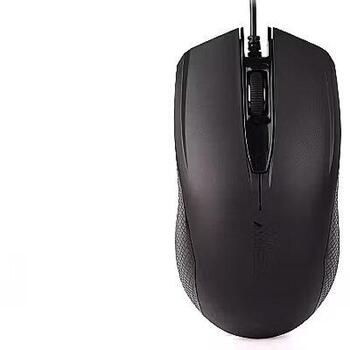 A4Tech OP-760 USB pele A4TMYS46059, 800 dpi, 1.5 m, USB, optiskā, 2 pogas, vadu, melna (A4TMYS46059)
