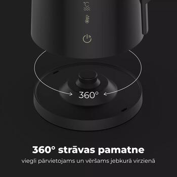 Умный электрический чайник 2200W 1.7L двойные стенки Strix функция контроля температуры Wi-Fi LED автоматическая защита AEK0007S Aeno (AEK0007S)