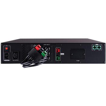 CyberPower Akumulatora korpuss BP48VP2U02, 48 V, 9 Ah, 2U, 8 akumulatori, melns, īpašības: karstais maiņas akumulators (BP48VP2U02)