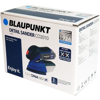 Blaupunkt CO2010 аккумуляторная дельта-шлифмашина, 18В, 0-11000 об/мин, 140x100мм, бесщеточный двигатель, липучка (CO2010)