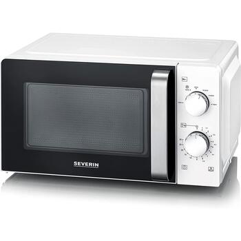Severin MW 7885 микроволновая печь, 7885-000, 17л, 700Вт, 6 уровней, таймер, разморозка, эмалированная камера, белый (7885-000)