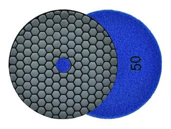 Geko Алмазный диск для сухой полировки G78937, 125мм, 50, Velcro, для керамики (G78937)