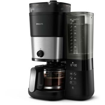 Philips Кофеварка HD7900/50, Мощность 1000 Вт, Объем резервуара для воды 1.25 Л, Вместимость 10 чашек, Встроенная кофемолка (HD7900/50)