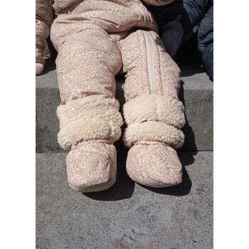 Lodger SOT 599 детские пинетки, Taslon, Birch, 6-12 мес., 100% полиэстер, 100% флис, 40°C (SOT 599)