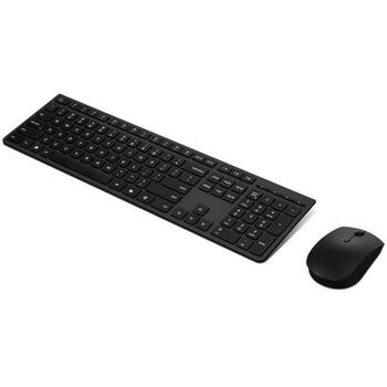 Lenovo profesionālā bezvadu uzlādējama kombinētā klaviatūra un pele 4X31R64356, 2.4 GHz, 8 taustiņi, Bluetooth, peles iekļauts (4X31R64356)