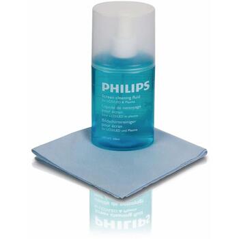 Philips SVC1116B/10 очиститель для LED-экранов, 200 мл, антистатический, без разводов, салфетка из микрофибры (SVC1116B/10)