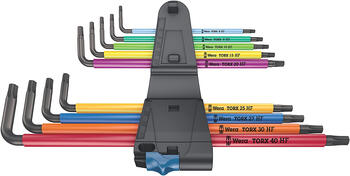 TORX skrūvgriežu komplekts Multicolor (9gab.) 967/9 TX XL 05024470001 WERA (05024470001)