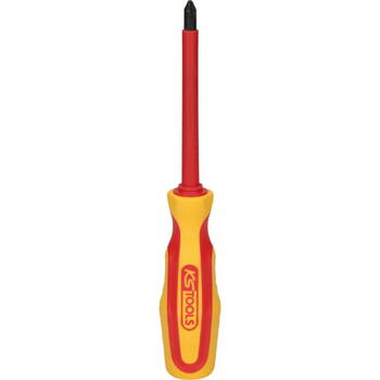 KS Tools ERGOTORQUE VDE skrūvgriezis PH2x100mm, 117.0526-E, 0.67kg, izolēts (117.0526-E)