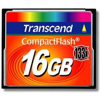 MEMORY COMPACT FLASH 16GB/133X TS16GCF133 TRANSCEND (TS16GCF133)
