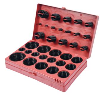 Yato blīvgredzenu komplekts YT-06876, 419 gab, NBR, DIN 3771, Ø3x1,5 mm līdz Ø50x3,5 mm, šķirotājā (YT-06876)