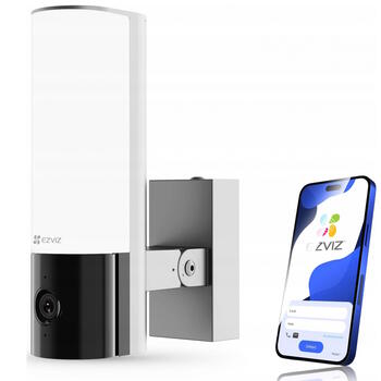 EZVIZ EL3 наружная WiFi камера с LED лампой 2K 3MP ночное видение 15m Белая (CS-EL3)