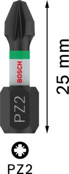 PRO Impact PZ skrūvgriežu uzgaļi, izturīgi un augstas griezes momenta noturīgi, 2608522401 BOSCH (2608522401)