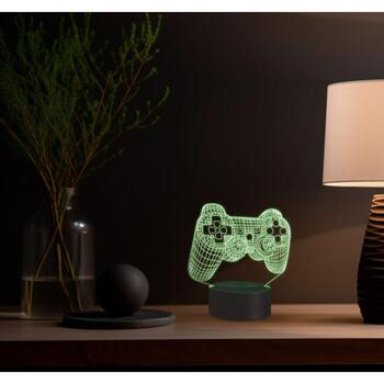 Manta SNL57RGB LED dekoratīvā lampa, 5W, 5V, USB, 3xAA, 16 krāsas, tālvadība, 2m vads (SNL57RGB)