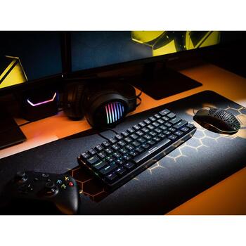 Tracer клавиатура TRAKLA47872, USB, 61 клавиша, механическая, RGB, красные переключатели, 60%, анти-гостинг, игровая (TRAKLA47872)