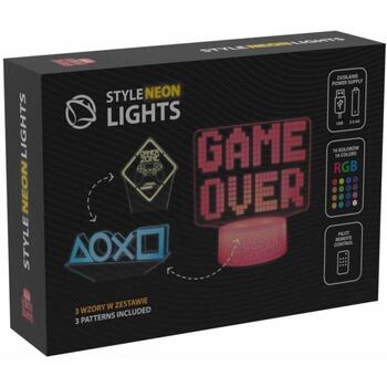 Manta Декоративная лампа SNL123RGB, 5W, 2м шнур, 3D эффект, 16 цветов, пульт ДУ, 3xAA (SNL123RGB)
