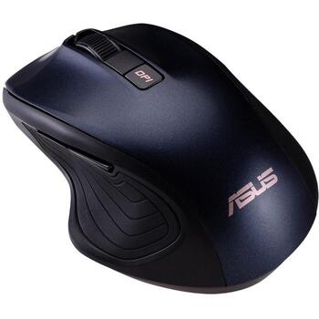 Asus optiskā pele MW202 90XB066N-BMU000, 2.4GHz, 4000 DPI, 6 pogas, akumulators AA, klusa darbība, ergonomisks dizains (90XB066N-BMU000)