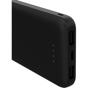 Denver Повербанк PBS-10010B КОД 117140000630, 10000mAh, 5V/2A, 2xUSB-A, LED индикатор (117140000630)
