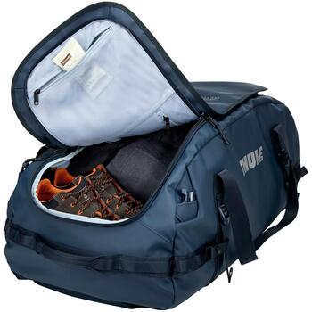 Thule Chasm 90L sporta soma 3205596, 90L, 2.1kg, poliesters, tumšākā zila, 74x42x33.5cm, 2-vienā dizains, laikapstākļiem izturīga (3205596)