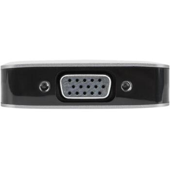 Targus док-станция DOCK419EUZ, 1x HDMI, 1x VGA, 1x RJ-45, 2x USB-A, 1x USB-C, 100W PD, 4K, серая (DOCK419EUZ)