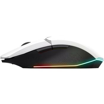 Trust USB оптическая мышь GXT 110 FELOX 25069, 4800 DPI, 6 кнопок, RF беспроводная, аккумулятор, многоцветная подсветка (25069)