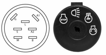 MTD aizdedzes slēdzis CC 1527 725-1741, 0.04 kg, alternatīva 925-1741 (725-1741)