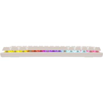 White Shark Клавиатура WAKIZASHI-2-US-W-RED.SW, 64 клавиши, 1.5м, USB, механическая, RGB подсветка, проводная (WAKIZASHI-2-US-W-RED.SW)