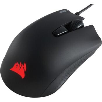 Corsair vadu optiskā spēļu pele HARPOON RGB PRO CH-9301111-EU, 12000 DPI, USB-A, 6 pogas, 1.8 m kabelis, RGB apgaismojums (CH-9301111-EU)