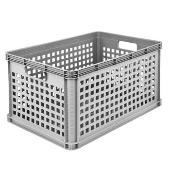 Keeper транспортный ящик Robert 0610885130, 60x40x32см, 64л, серый, устойчив к царапинам, от -20 до +110°C (0610885130)