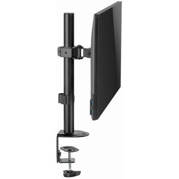 Gembird LCD monitors stiprinājuma roka MA-D1-02, maksimālā slodze 9 kg, minimālais ekrāna izmērs 43.2 cm (MA-D1-02)