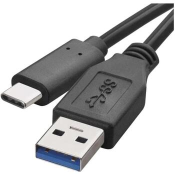 Emos Кабель быстрой зарядки и передачи данных SM7021BL, 1м, черный, USB 3.0 A/C, 18W, 2A, для зарядки/передачи данных (SM7021BL)