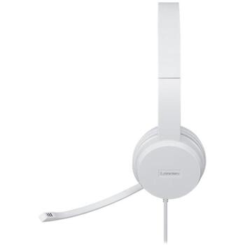 Lenovo USB наушники 110 GXD1E71385, 1.8м, 32Ω, 116dB, USB Type-A, микрофон с держателем, стереозвук (GXD1E71385)