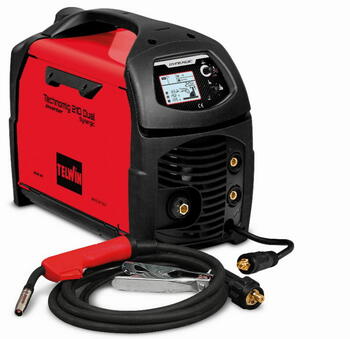 MIG/MAG metināšanas iekārta Technomig 210 DualSynergic, TELWIN, 816231, 230 V - 1 fāzes, stieple 0,6 - 1,0 mm, pulverstieple 0,8 - 1,2 mm, metināšanas strāva 20 - 200 A (816231)