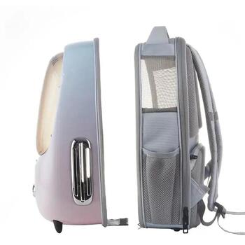 Petkit Рюкзак для домашних животных Breezy 2, P7704, 1.4кг, ABS, PC, ткань, 33x30x45см, эргономичный, вентиляция, освещение (P7704 Pink)
