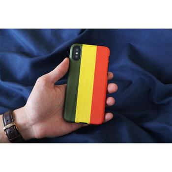 Man&Wood Чехол для смартфона M8035B, 5.8'', натуральное дерево, поликарбонат, совместим с Apple iPhone XS/X, с изображением (M8035B)