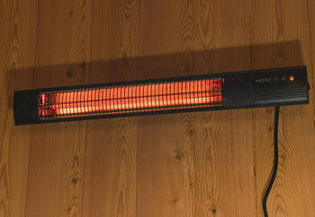 Infrasarkanais sildītājs 2500 W sienas stiprināšanai terasēm un lapenēm RD-DARK-25 Sunred (RD-DARK-25)